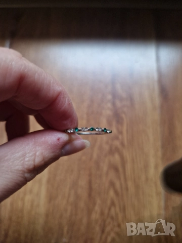 ПРОМОЦИЯ! ДВА ЗА ЕДИН пръстени със зелени камъни, снимка 3 - Пръстени - 52398681