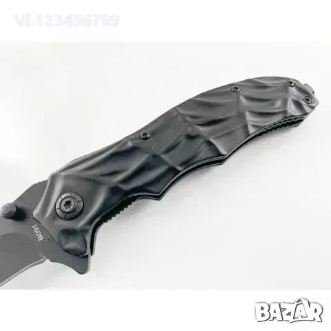 Сгъваем автоматичен джобен нож elf monkey B091 80x210 mm, снимка 4 - Ножове - 50844488