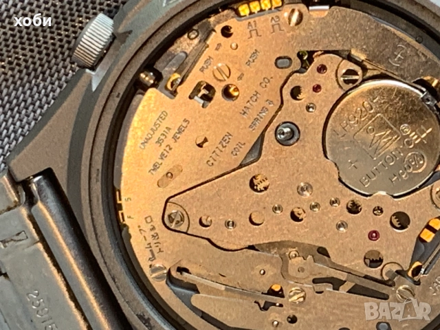 часовник Citizen Quartz Analog Chronograph  Titanium , снимка 5 - Мъжки - 51869892