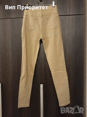 Бежов клин еластичен , изчистен , модерен, висока талия, нов, секси модел., снимка 9 - Клинове - 39217727