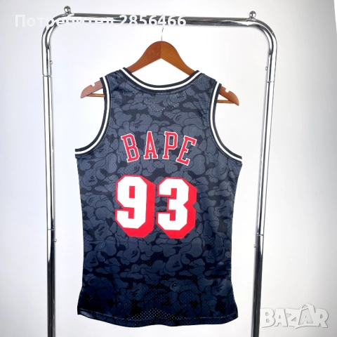 Мъжки потник Mitchell&Ness Bape 93 Miami Heat размер XL, снимка 2 - Тениски - 52150503