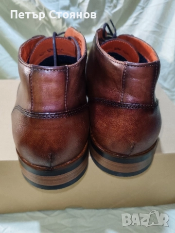 Eлегантни мъжки кларкове от естествена кожа Lloyd №46, снимка 9 - Мъжки боти - 51657148