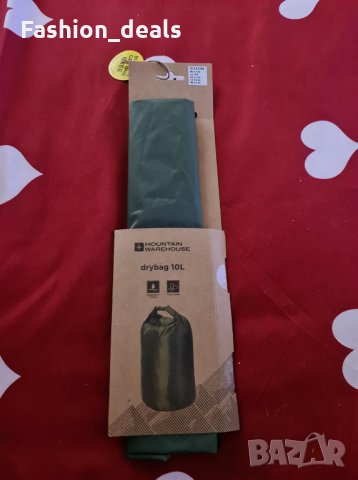 Нова удобна водоустойчива чанта 10L за туризъм, къмпинг, рафтинг, море Mountain Warehouse, снимка 4 - Раници - 33695603