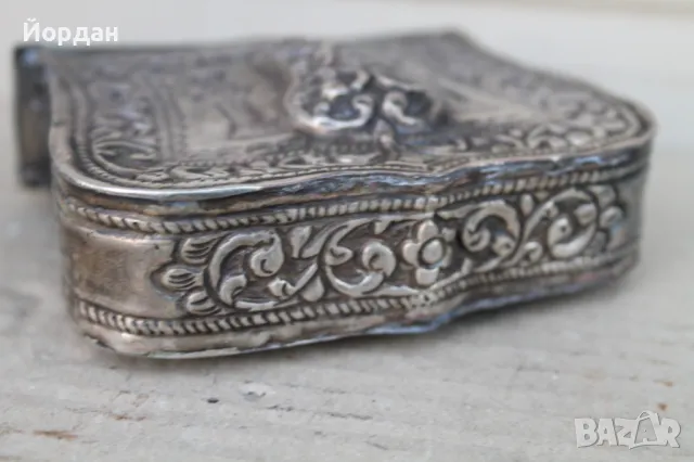 Сребърна паласка барутница, снимка 9 - Колекции - 47882196