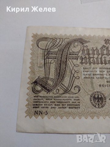Райх банкнота - Германия - 500 Милиона марки / 1923 година- 17985, снимка 3 - Нумизматика и бонистика - 31024685