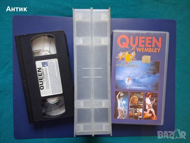 Видеокасети VHS QUEEN The Fredie Mercury Trebute Концерт на Стадион Уембли '86 год., снимка 4 - Други жанрове - 53199158