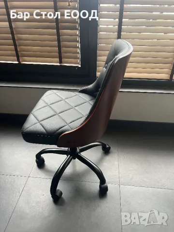 Стол на колелца Boston black /bb/, снимка 2 - Столове - 48102769