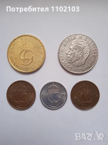 Лот монети от Швеция 2, снимка 2 - Нумизматика и бонистика - 49708400