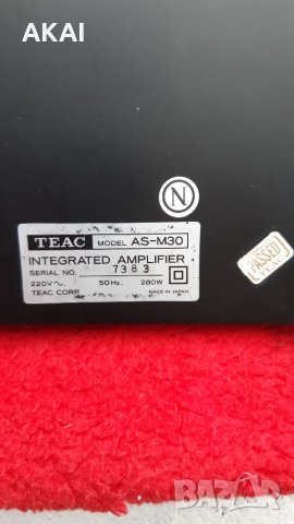 TEAC AS-M30, снимка 8 - Ресийвъри, усилватели, смесителни пултове - 40312610