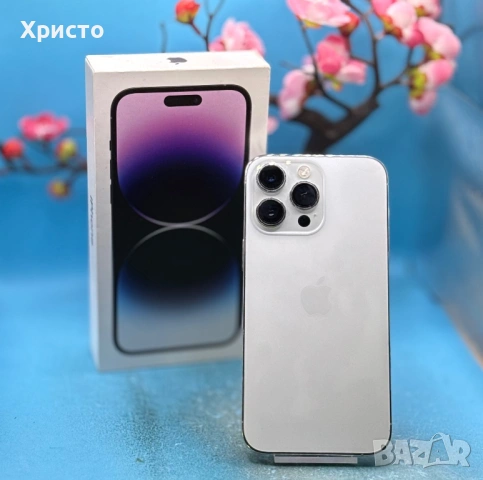 Apple iPhone 14 Pro Max, 128GB, 6GB RAM, 5G, Silver, снимка 3 - Apple iPhone - 54308394