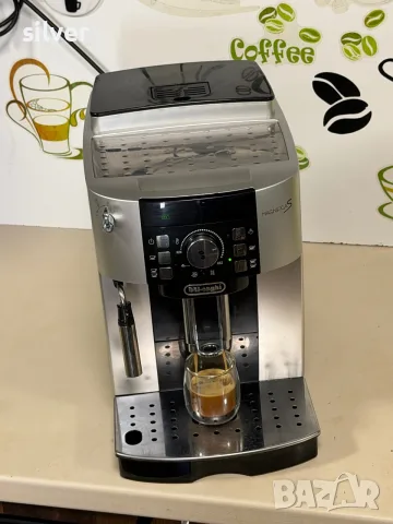 Кафемашина кафе автомат delonghi magnifica S с гаранция, снимка 9 - Кафемашини - 56215671