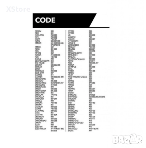 Универсално дистанционно управление за климатик CHUNGHOP AC-199S, снимка 4 - Други стоки за дома - 52588825