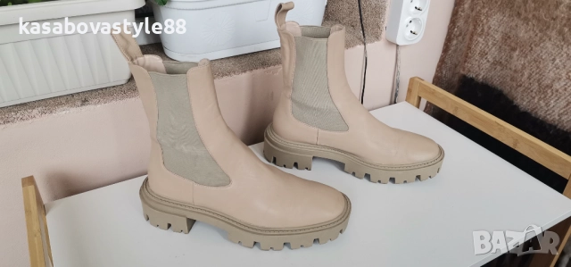 Дамски ботуши Zara 38н.Естествена кожа , снимка 9 - Дамски ботуши - 52055516