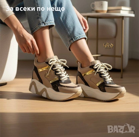 Louis Vuitton Дамски Маратонки На Платформа👟Дамски Спортни Обувки - Различни Цветове Код SK313, снимка 2 - Маратонки - 52598656