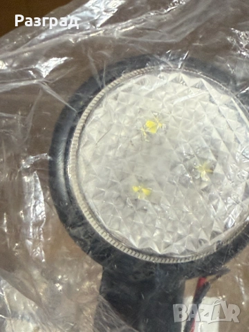  LED рогчета ,троини светлини 12-24V   2бр., снимка 4 - Части - 53054532