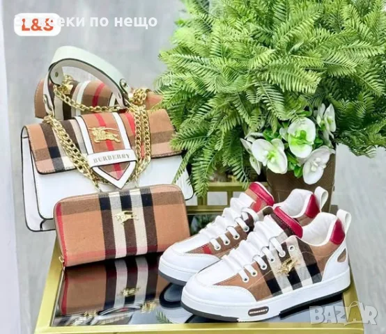 Burberry Дамски Маратонки👟Дамски Спортни Обувки Бърбъри - Различни Цветове Код SEM-20, снимка 4 - Маратонки - 55721490