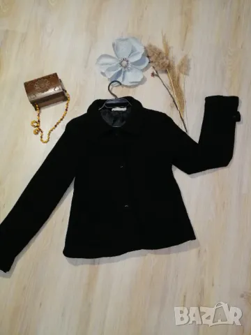 Дамско палто от букле, 100% вълна, снимка 2 - Палта, манта - 48296281