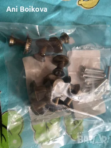 Бронзов обков дръжки за мебели 10 бр.