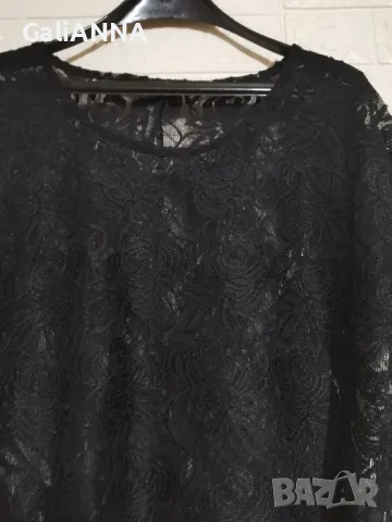 ДАНТЕЛЕНА БЛУЗА 2XL, снимка 3 - Тениски - 50338617