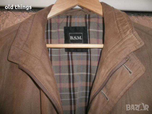 Мъжко кожено яке,естествена кожа,велур, снимка 2 - Якета - 51759911