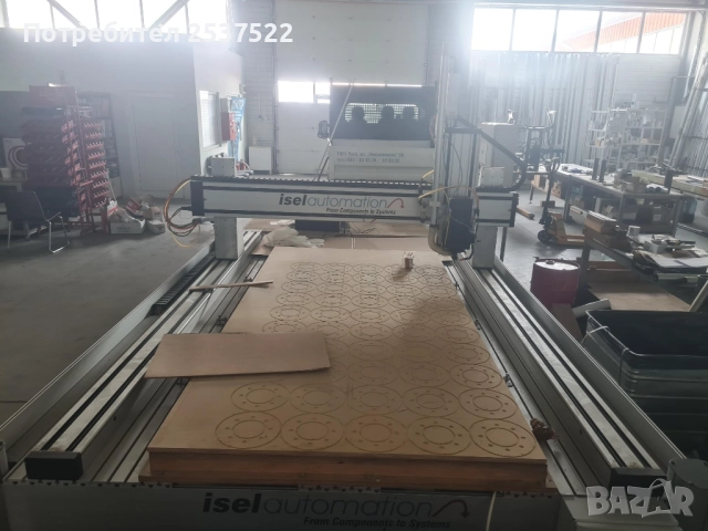 Портална CNC машина ( Рутер ) за фрезоване, пробиване и разкрой ISEL 302006, снимка 5 - Други машини и части - 52810597