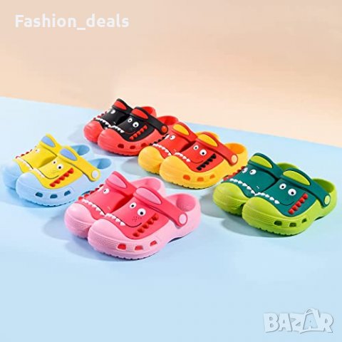 Детски сабо градински чехли с динозавър Сандали Летни обувки за вода, снимка 3 - Детски сандали и чехли - 35470716