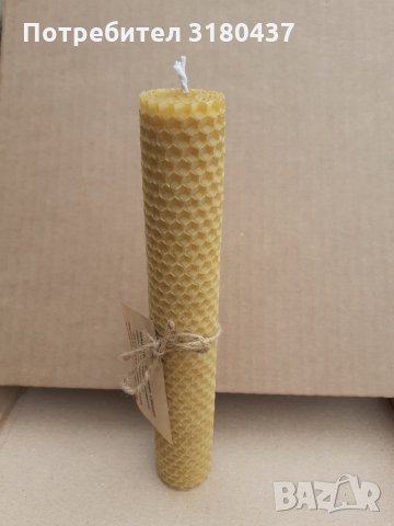 комплект навити восъчни свещи, прави, дълги 9 бр, снимка 2 - Други - 34404830