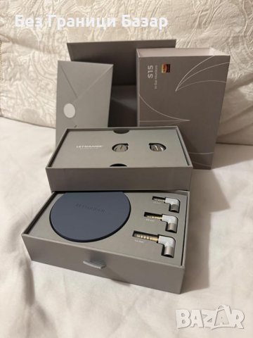 Нови Letshuoer S15: Висококачествени Жични Слушалки, Сини, Метал, снимка 10 - Други - 44158487