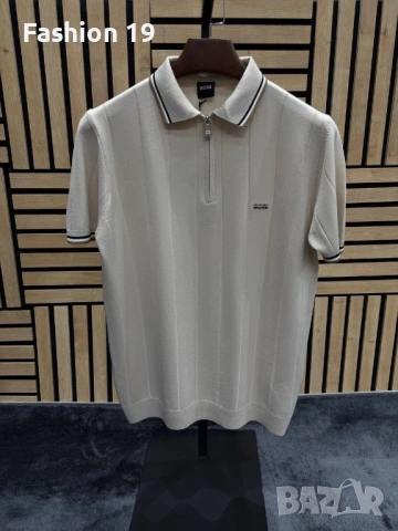 Тениски с яка Loro Piana/Boss‼️, снимка 8 - Тениски - 54354030