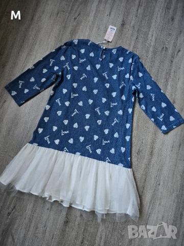 Нова туника LOVE от деним на намаление , снимка 4 - Туники - 51453284