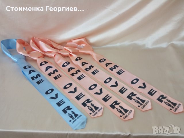 Вратовръзки за ергенско парти С  ПЕЧАТ, снимка 7 - Сватбени аксесоари - 12495583