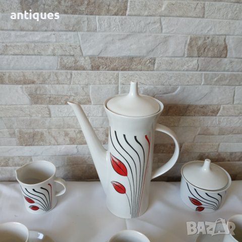 Чисто нов сервиз за кафе - 17 части - Фабрика Дянко Стефанов (ДИАМАНТ) - Разград, снимка 5 - Сервизи - 37656819