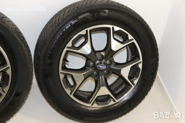Алуминиеви джанти Subaru XV (2018-2026г.) 17 цола 5x100 56.1 Гуми 225 60 17 Michelin, снимка 14 - Гуми и джанти - 53933670