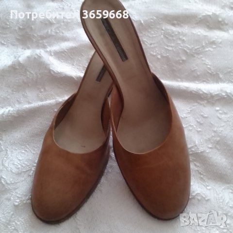 Дамски чехли, естествена кожа, размер 41