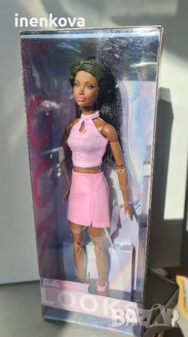 Кукла Barbie Signature Barbie Looks Модел #21, с плитки, розова пола Barbie Looks #21, снимка 6 - Кукли - 47733437