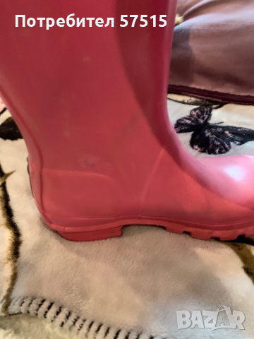 Hunter розови детски гумени ботуши, снимка 7 - Детски боти и ботуши - 36407252