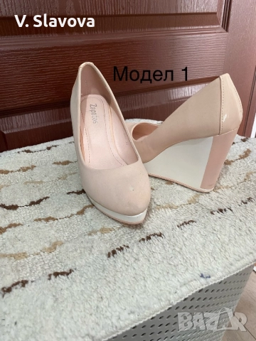 Различни модели обувки на висок ток или платформа, снимка 2 - Дамски обувки на ток - 52773967