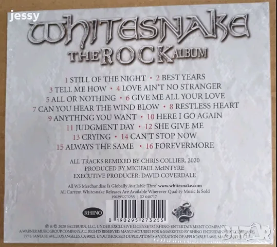 Whitesnake – The Rock Album, снимка 2 - CD дискове - 56445222