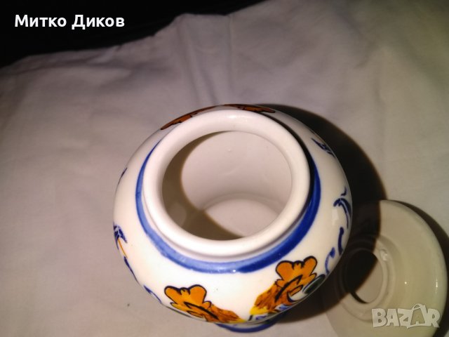 Съд за продукти порцелан марков Италия Cardamomum Art Colection Tognana фи 8см височина 16см, снимка 11 - Декорация за дома - 36619869