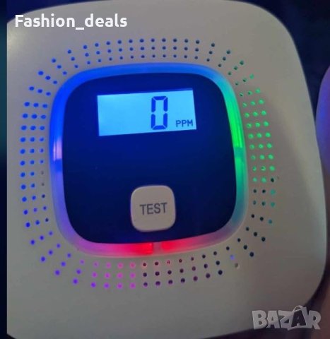 Нова Аларма за въглероден оксид с цифров дисплей сменяема батерия, снимка 7 - Други стоки за дома - 42234495