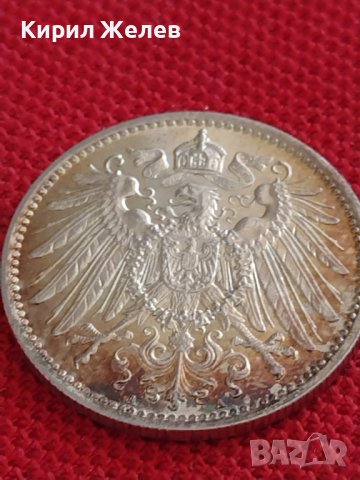 СРЕБЪРНА МОНЕТА 1 марка 1915г. Германска империя Вилхелм втори 86581, снимка 13 - Нумизматика и бонистика - 40464733