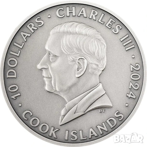 10 долара 2024 Iron Maiden 2 oz. Сребърна монета, снимка 2 - Нумизматика и бонистика - 53964546