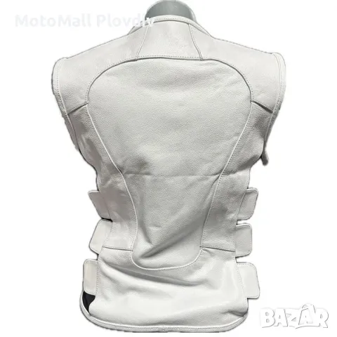 Дамски кожен мото елек Roader кожен Бял размери от XS до 2XL , снимка 2 - Аксесоари и консумативи - 48701434