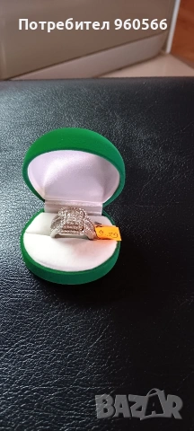 Дамски сребърен пръстен , снимка 3 - Пръстени - 44078901