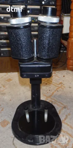 Руски стерео микроскоп БМ51-2, снимка 2 - Други инструменти - 41958792