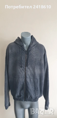 Hugo Boss HUGO Dulongo Washed Full Zip Oversize  Mens Size L НОВО! ОРИГИНАЛ! Мъжки Суичер!, снимка 13 - Суичъри - 53337056