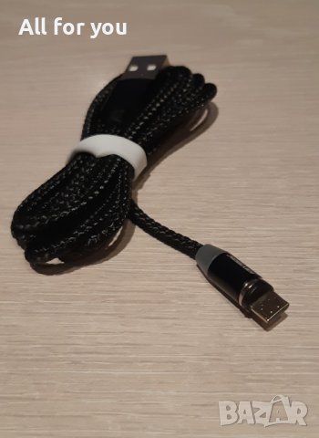 Магнитно зарядно Micro USB, Type-C, IOS Iphone/Айфон, снимка 6 - USB кабели - 38582554