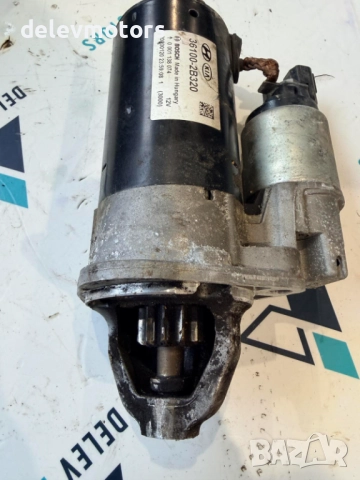36100-2B320 стартер от Hyundai Kona 1.6 T-GDI, двигател G4FJ, ск. кутия DQ21, 177 кс., 2021 г., снимка 2 - Части - 52898166