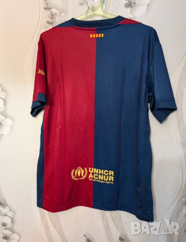 лимитираната футболна тениска Nike FC Barcelona x Cactus Jack  на Травис Скот размер М, снимка 3 - Фен артикули - 54033091