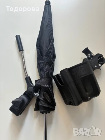 Чадър за бебешка количка +поставка за чаша и мобилен телефон, снимка 4 - Други - 50997282